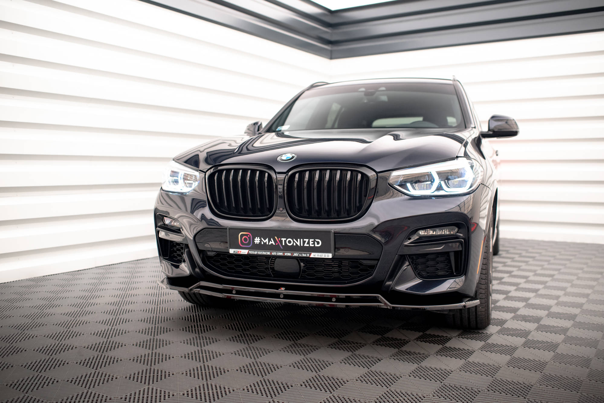 Front Splitter V.1 for BMW X3 M40d / M40i / M-Pack G01 - 4