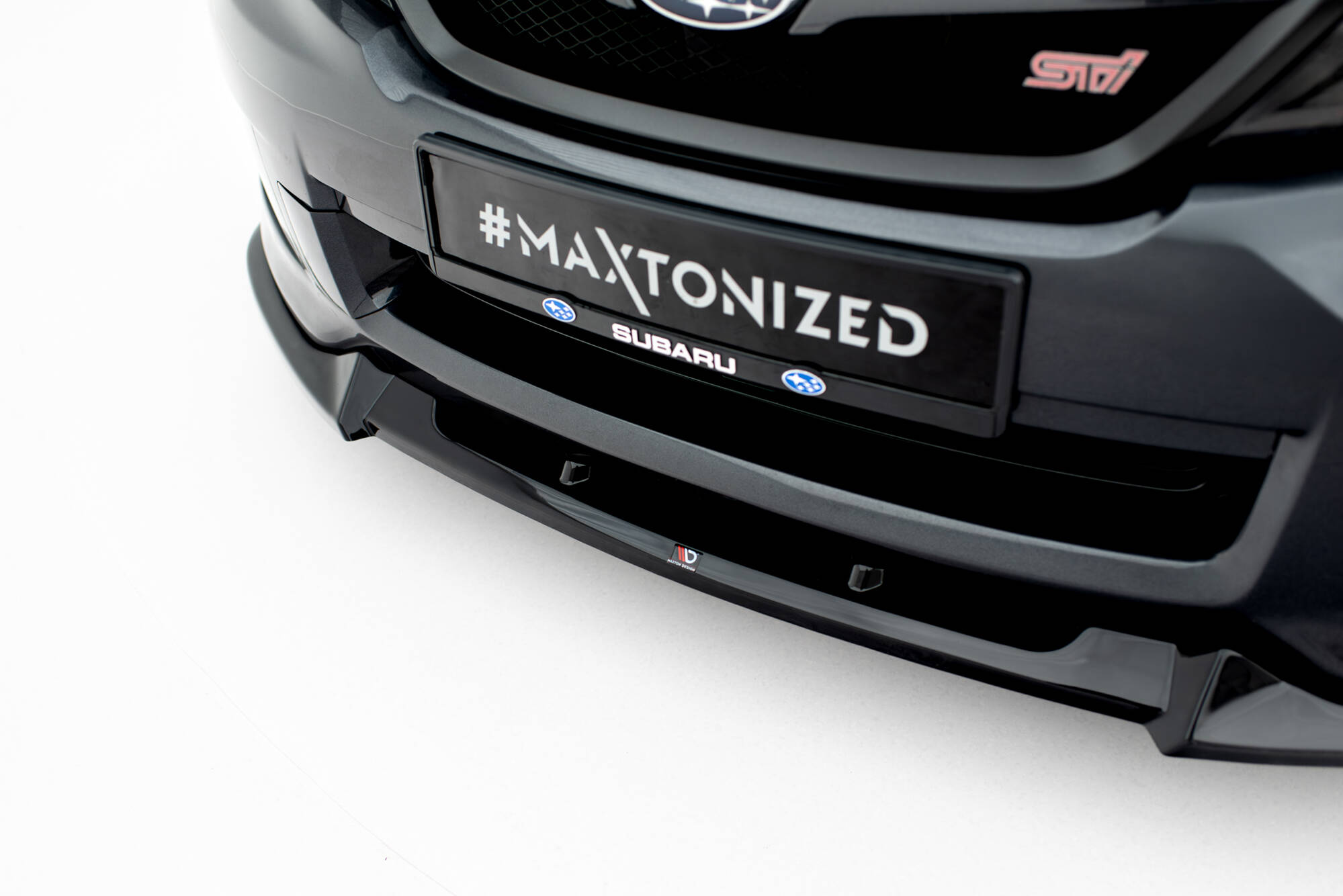 FRONT SPLITTER V.2 SUITABLE FOR SUBARU IMPREZA WRX STI MK3 FACELIFT – MAXTON DESIGN