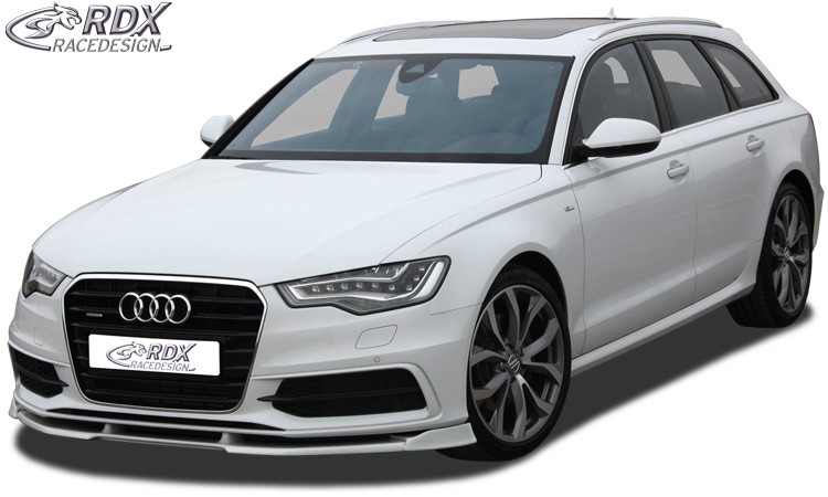 FRONT SPOILER VARIO-X AUDI A6 C7 (S-LINE- AND S6-FRONTBUMPER) FRONT LIP SPLITTER - 2