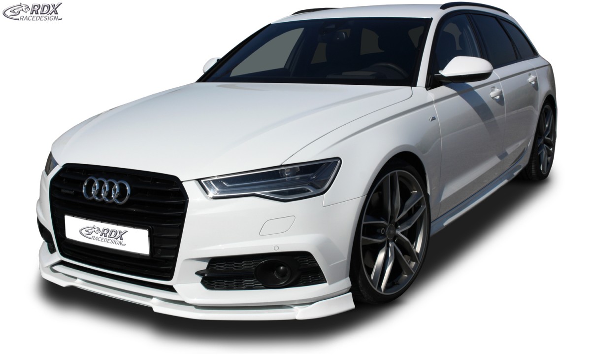 FRONT SPOILER VARIO-X AUDI A6 C7 (S-LINE- AND S6-FRONTBUMPER) FRONT LIP SPLITTER - 2