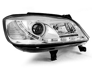 HEADLIGHTS OPEL ZAFIRA 04.99-06.05 DAYLIGHT CHROME