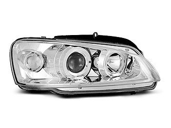 HEADLIGHTS PEUGEOT 106 08.96-03 ANGEL EYES CHROME