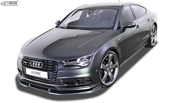 FRONT SPOILER VARIO-X AUDI A7 & S7 2014-2018 (S-LINE AND S7 FRONTBUMPER) FRONT LIP SPLITTER