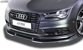 FRONT SPOILER VARIO-X AUDI A7 & S7 2014-2018 (S-LINE AND S7 FRONTBUMPER) FRONT LIP SPLITTER