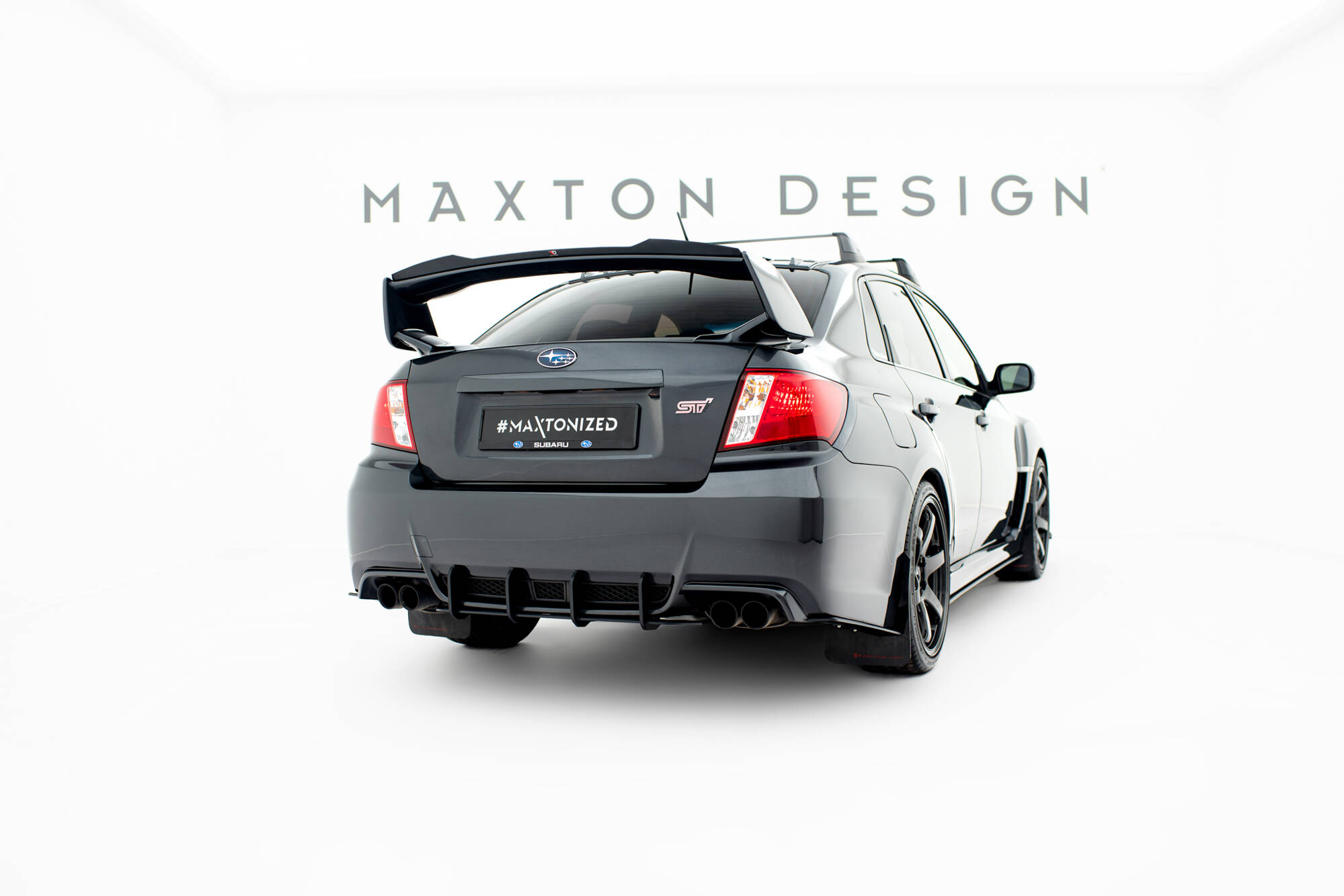 STREET PRO REAR SIDE SPLITTERS SUITABLE FOR SUBARU IMPREZA WRX STI MK3 FACELIFT – MAXTON DESIGN