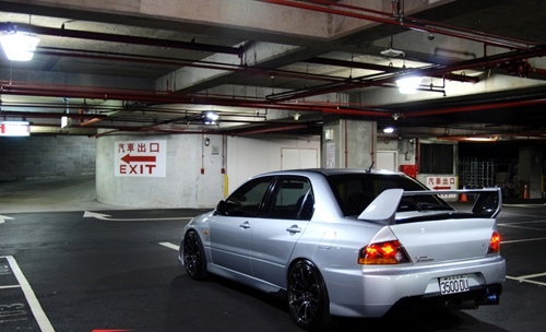 MITSUBISHI EVO VIII/IX 03-08 OEM V3 KOLFIBER BAGAGELUCKA LÄPP VINGE - 3