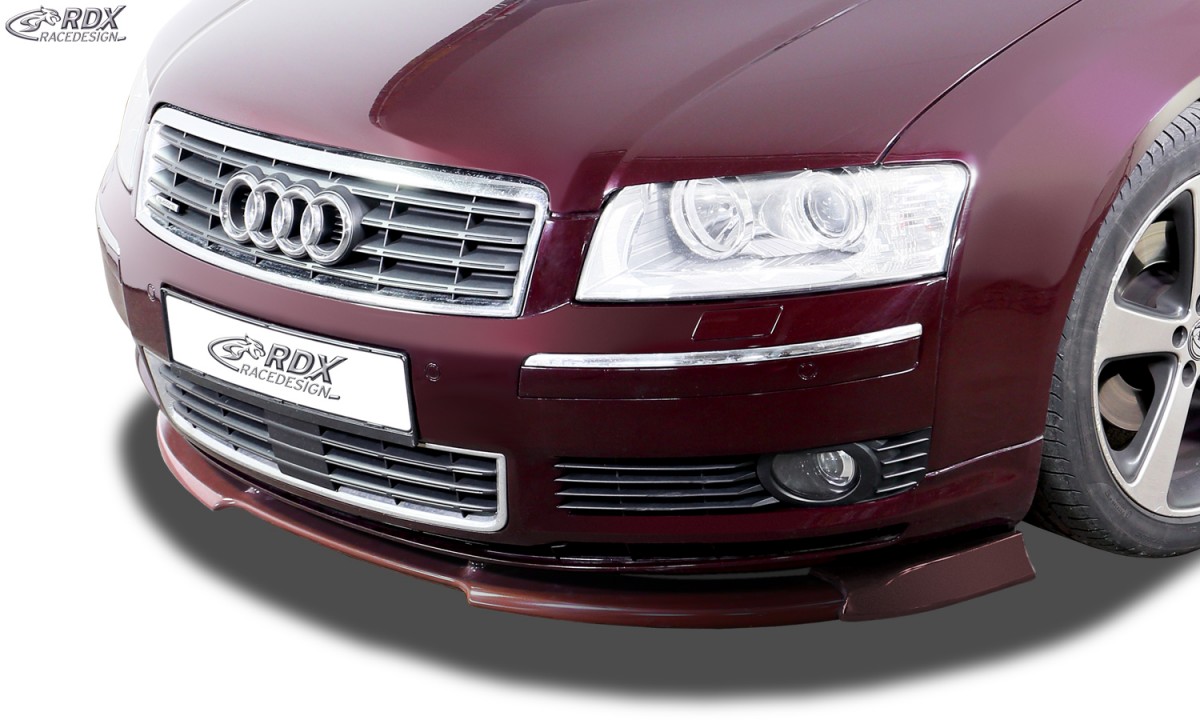 FRONT SPOILER VARIO-X AUDI A8 D3 / 4E -2005 (ALLE, INCL. W12 AND S8) FRONT LIP SPLITTER
