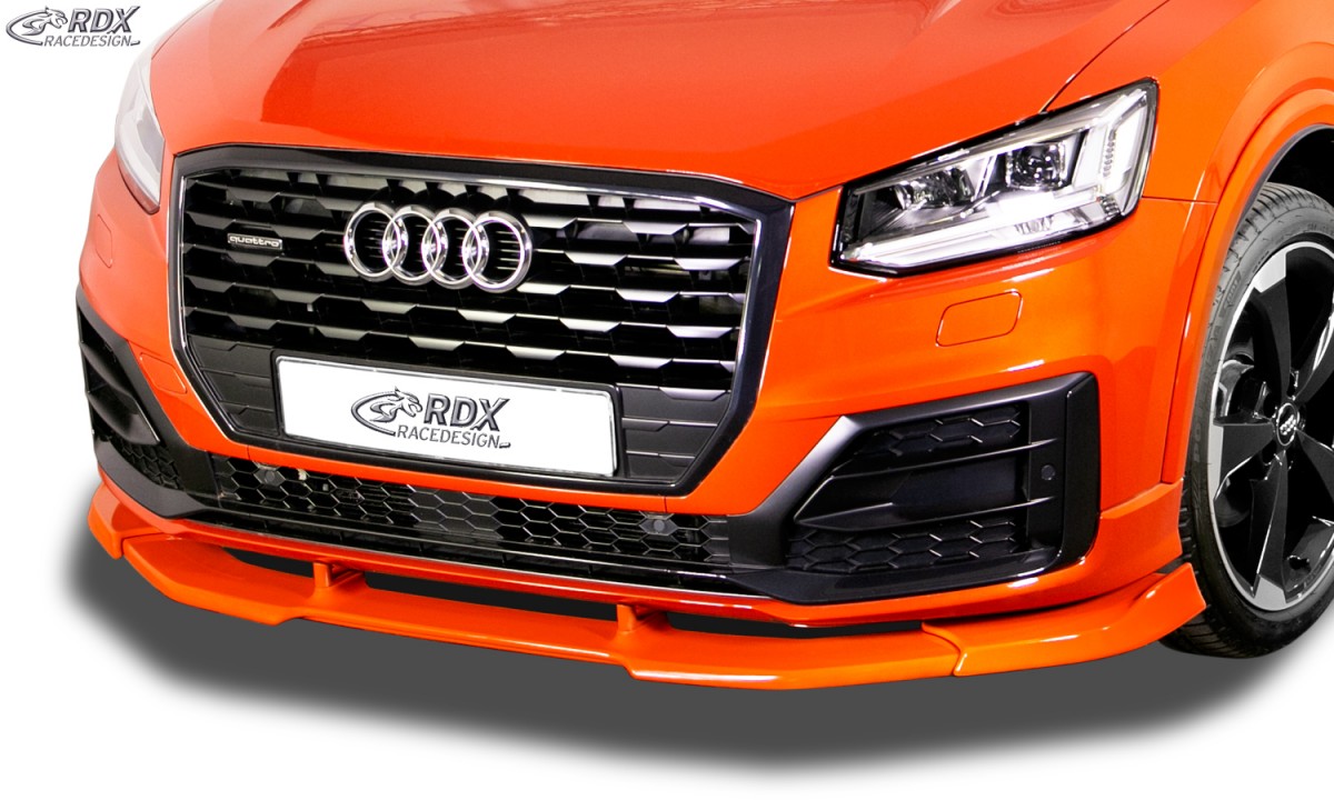 FRONT SPOILER VARIO-X AUDI Q2 S-LINE 2016+ FRONT LIP SPLITTER