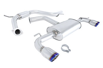 VW GOLF/GTI VI 10-13  OE-RS DUAL BURNT TIPS CATBACK [MR]