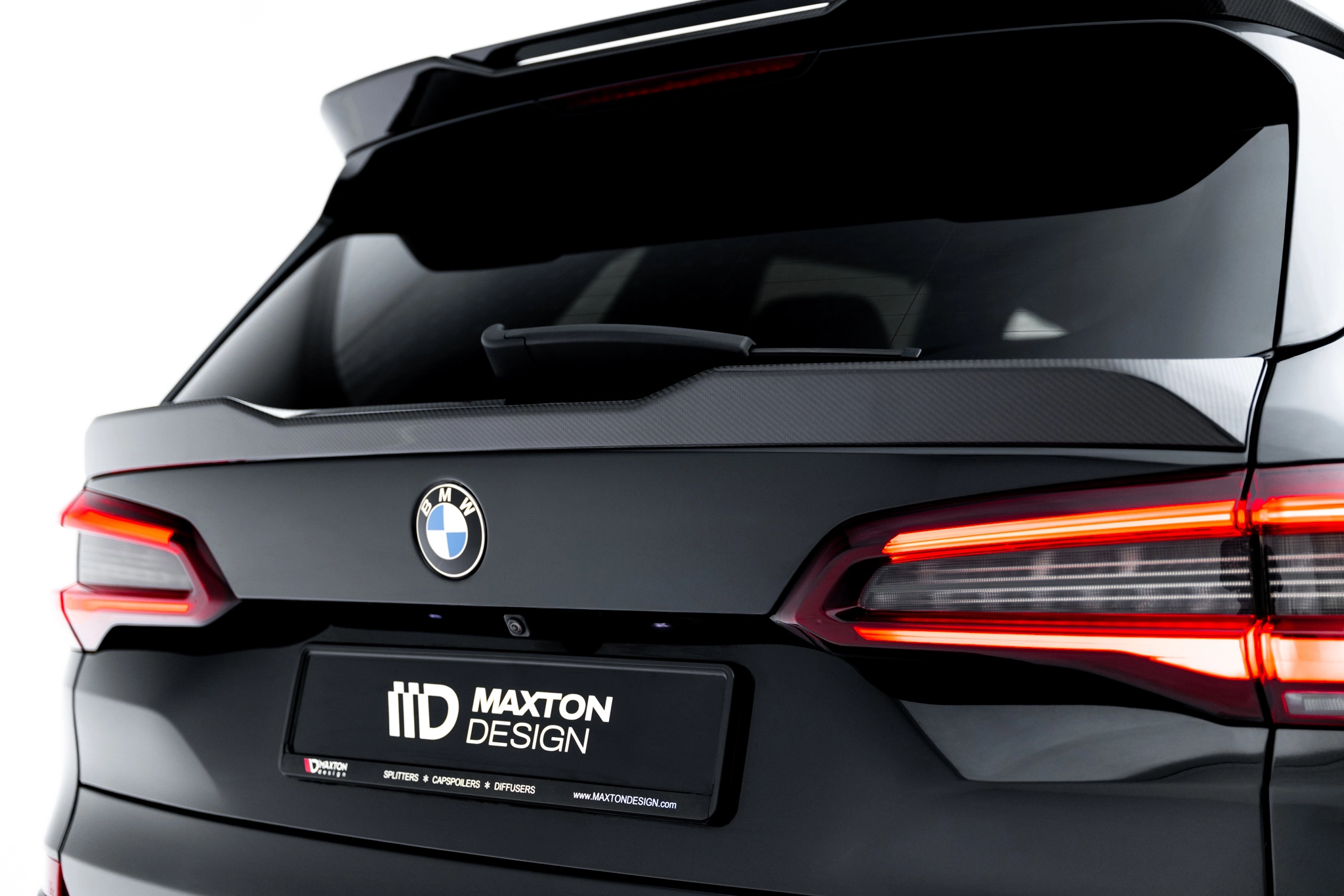 PREPREG CARBON FIBER TAILGATE SPOILER (LOWER) SUITABLE FOR BMW X5 M-PACK G05 – MAXTON DESIGN - 5