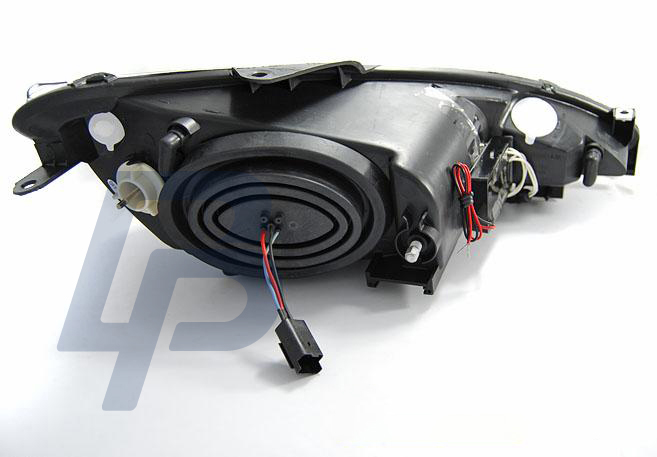 HEADLIGHTS PEUGEOT 206 02- ANGEL EYES CHROME CCFL - 4