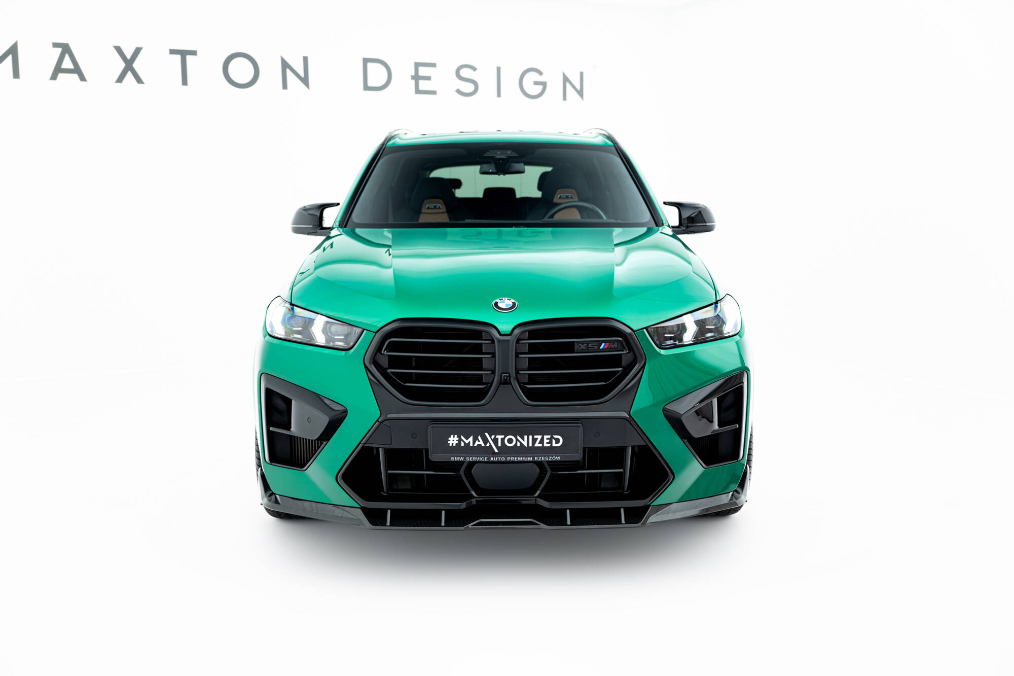 PREPREG CARBON FIBER FRONT SPLITTER SUITABLE FOR BMW X5 M F95 FACELIFT – MAXTON DESIGN - 7