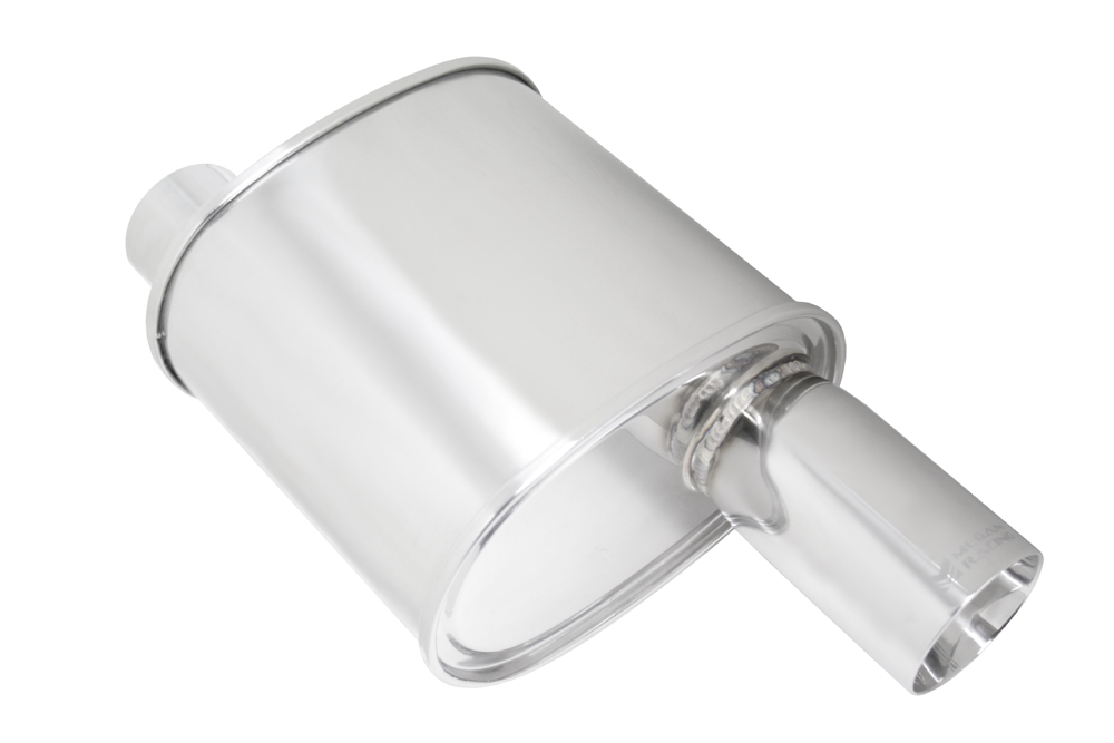 F-RT 3.5 INCH SINGLE ROLL TIP UNIVERSAL MUFFLER 3 INCH [MR]