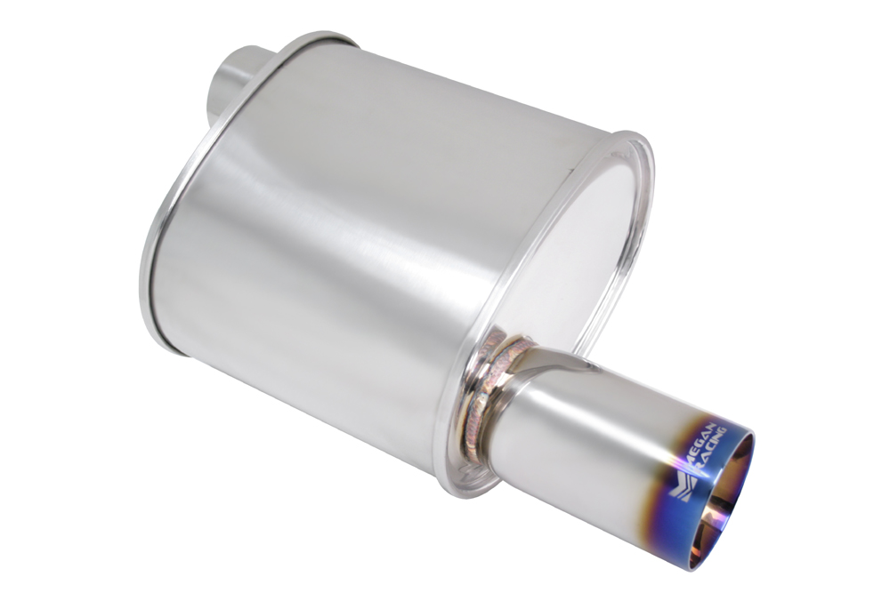 F-RT 3.5 INCH SINGLE BURNT TIP UNIVERSAL MUFFLER 3 INCH [MR] - 2