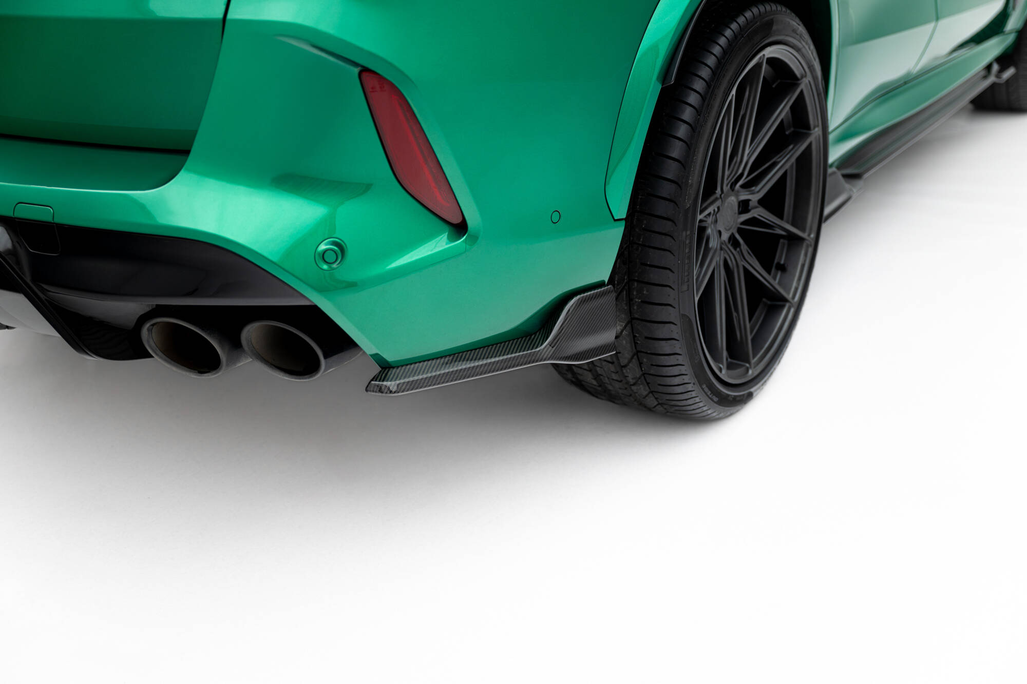 PREPREG CARBON FIBER REAR SIDE SPLITTERS SUITABLE FOR BMW X5 M F95 FACELIFT – MAXTON DESIGN - 5