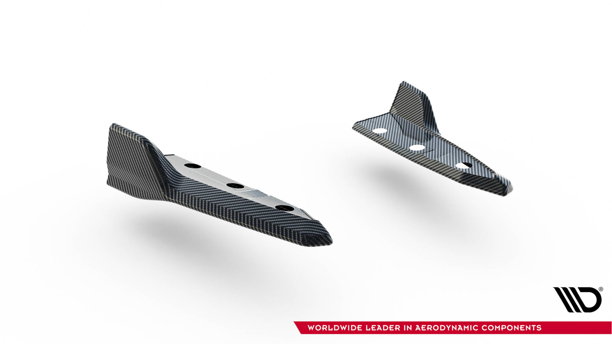 PREPREG CARBON FIBER REAR SIDE SPLITTERS SUITABLE FOR BMW X5 M F95 FACELIFT – MAXTON DESIGN - 6