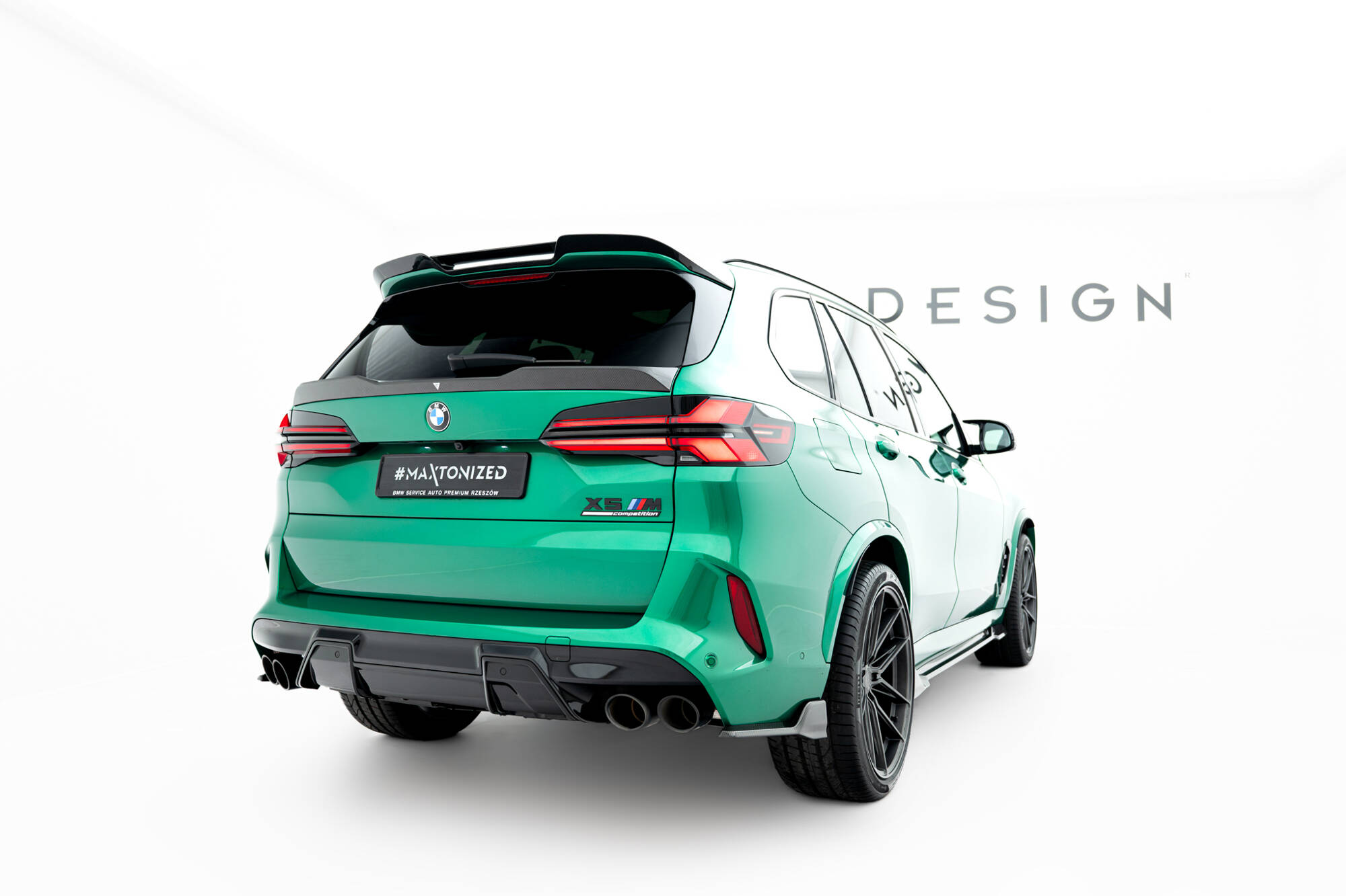 PREPREG CARBON FIBER REAR SIDE SPLITTERS SUITABLE FOR BMW X5 M F95 FACELIFT – MAXTON DESIGN - 3