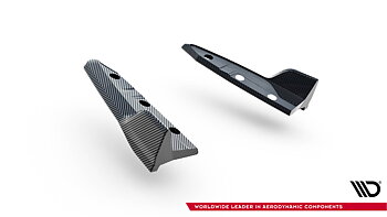 PREPREG CARBON FIBER REAR SIDE SPLITTERS SUITABLE FOR BMW X5 M F95 FACELIFT – MAXTON DESIGN