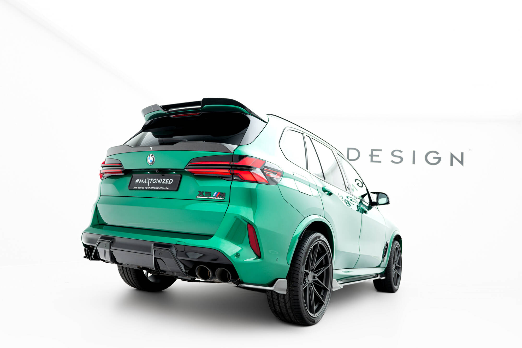 PREPREG CARBON FIBER REAR SIDE SPLITTERS SUITABLE FOR BMW X5 M F95 FACELIFT – MAXTON DESIGN