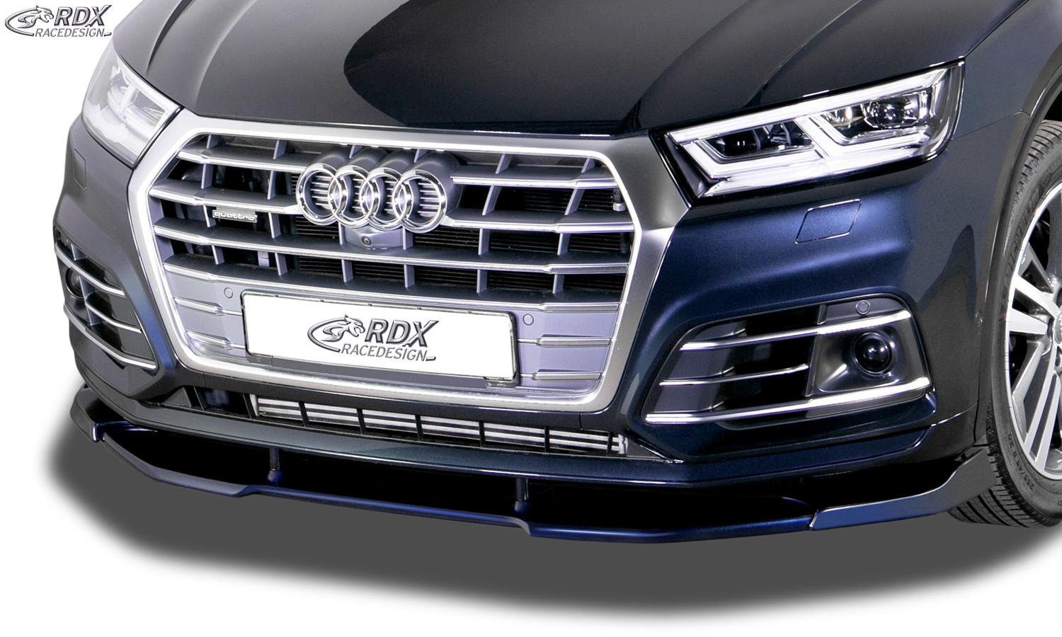 FRONT SPOILER VARIO-X AUDI Q5 (FY) S-LINE & SQ5 FRONT LIP SPLITTER