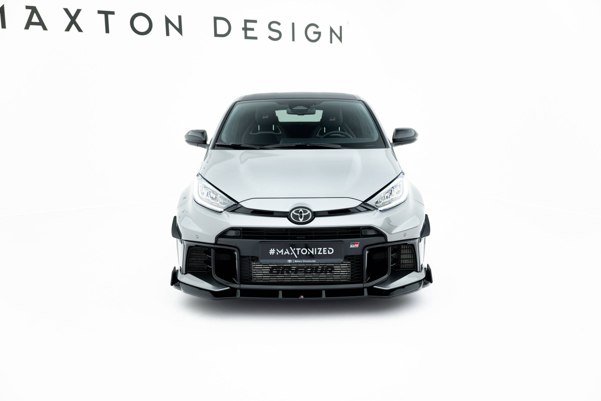 FRONT SPLITTER V.1 + FLAPS SUITABLE FOR TOYOTA GR YARIS MK4 FACELIFT – MAXTON DESIGN - 3
