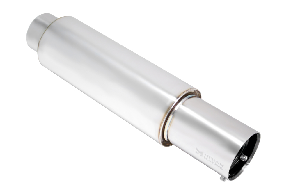 S-N1 STYLE MEGAN RACING UNIVERSAL TURBO MUFFLER 3 INCH SMALL