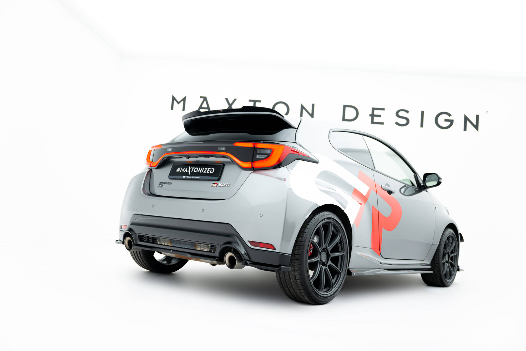 REAR SPLITTER SUITABLE FOR TOYOTA GR YARIS MK4 FACELIFT – MAXTON DESIGN - 5