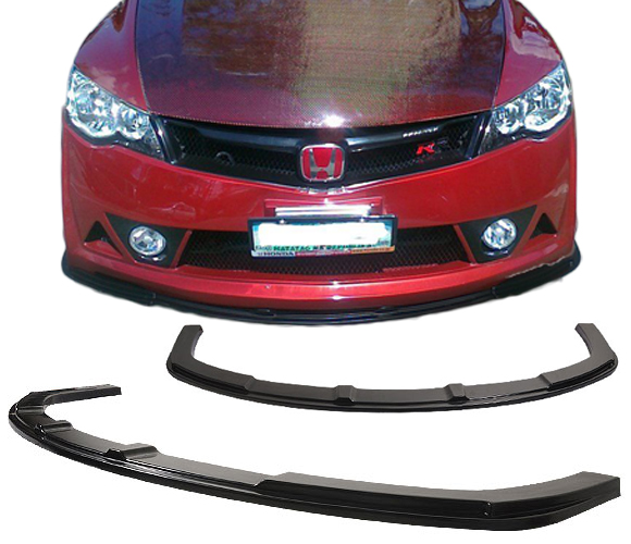 HONDA CIVIC 4D/HYBRID 05+ MUGEN RR ABS FRONT LIP [SIX]