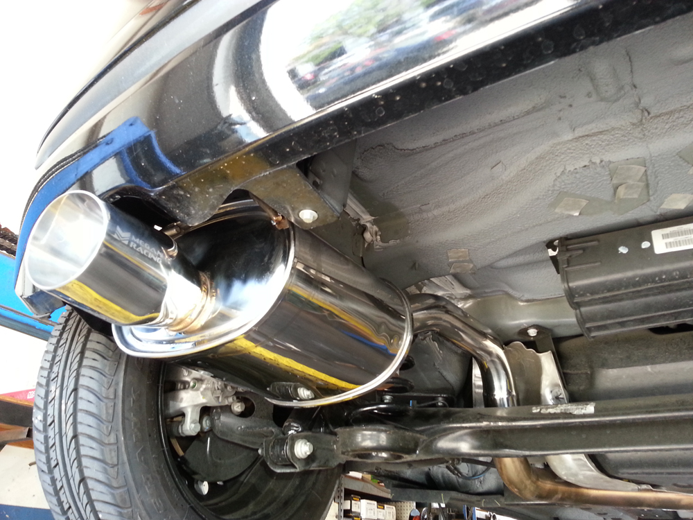 FIAT 500 07+ NON TURBO CATBACK MEGAN RACING BURNT ROLL TIP - 3
