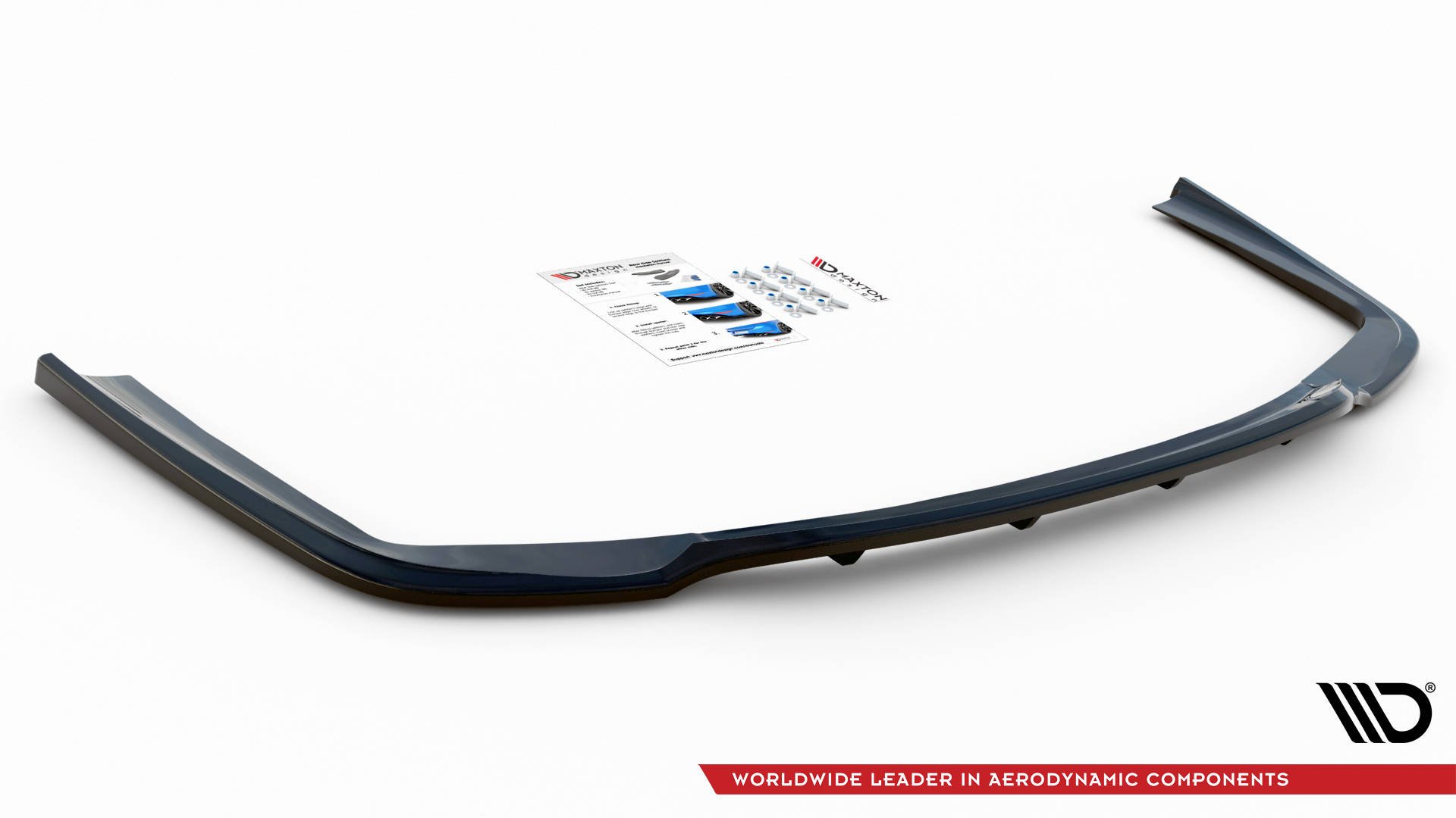 Central Rear Splitter (Vertical Bars) BMW 7 M-Pack G11 - 5