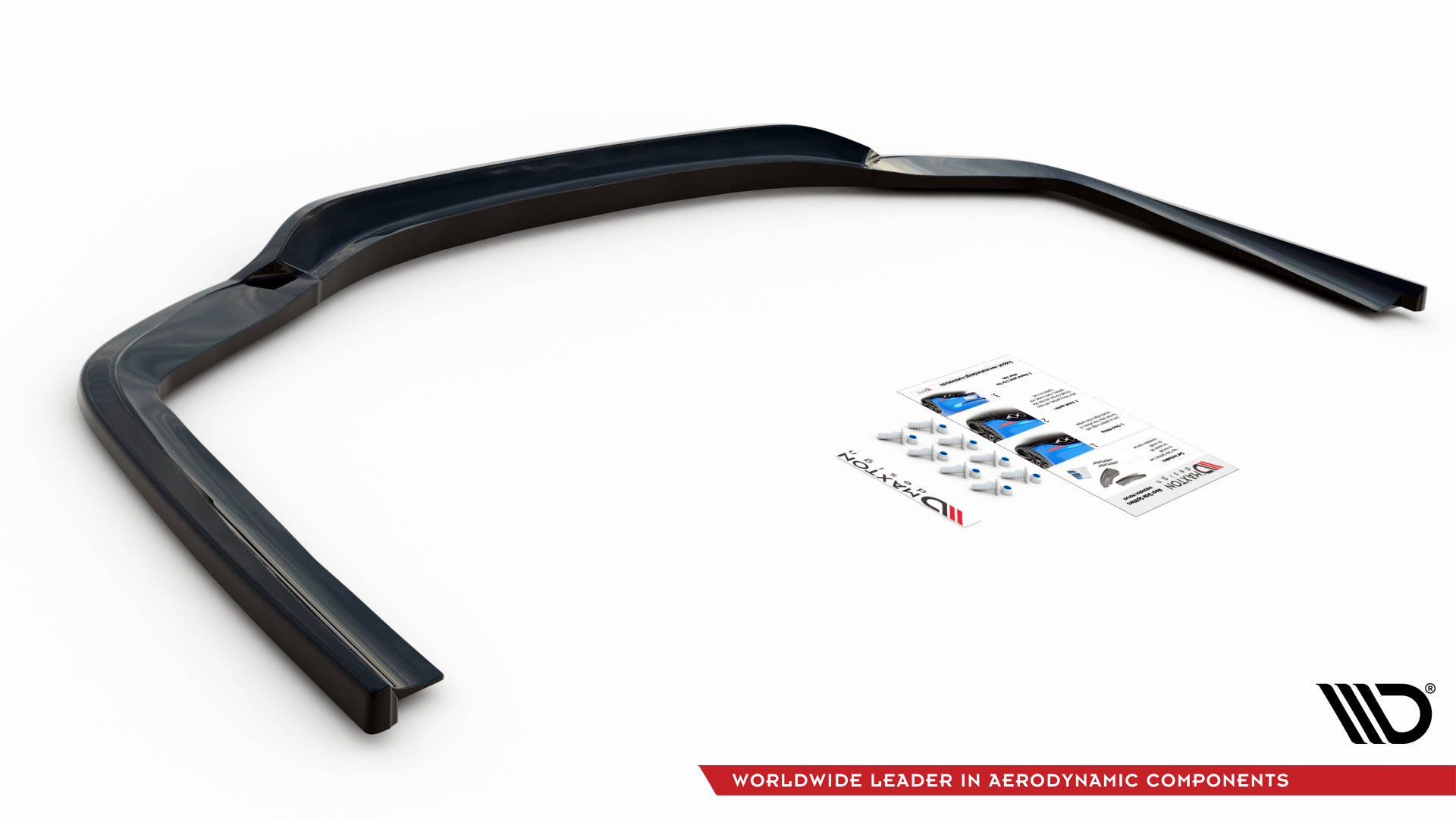 Central Rear Splitter (Vertical Bars) BMW 7 M-Pack G11 - 6
