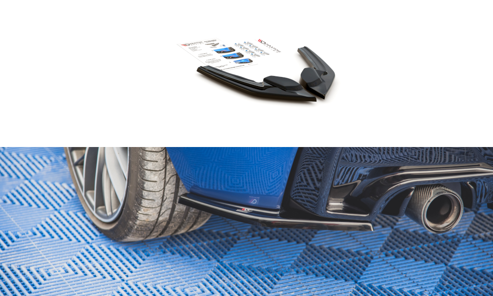 Rear Side Splitters V.2 Bmw M135I F20 (2011-2015)