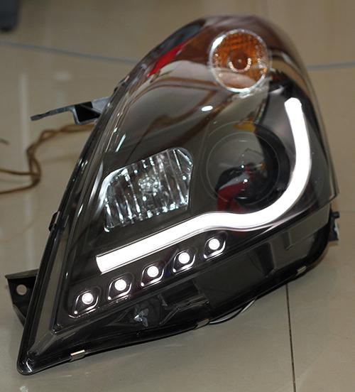 SUZUKI SWIFT MK7 10+ PROJECTOR DRL LOOK HEADLIGHT SET BLACK - 2