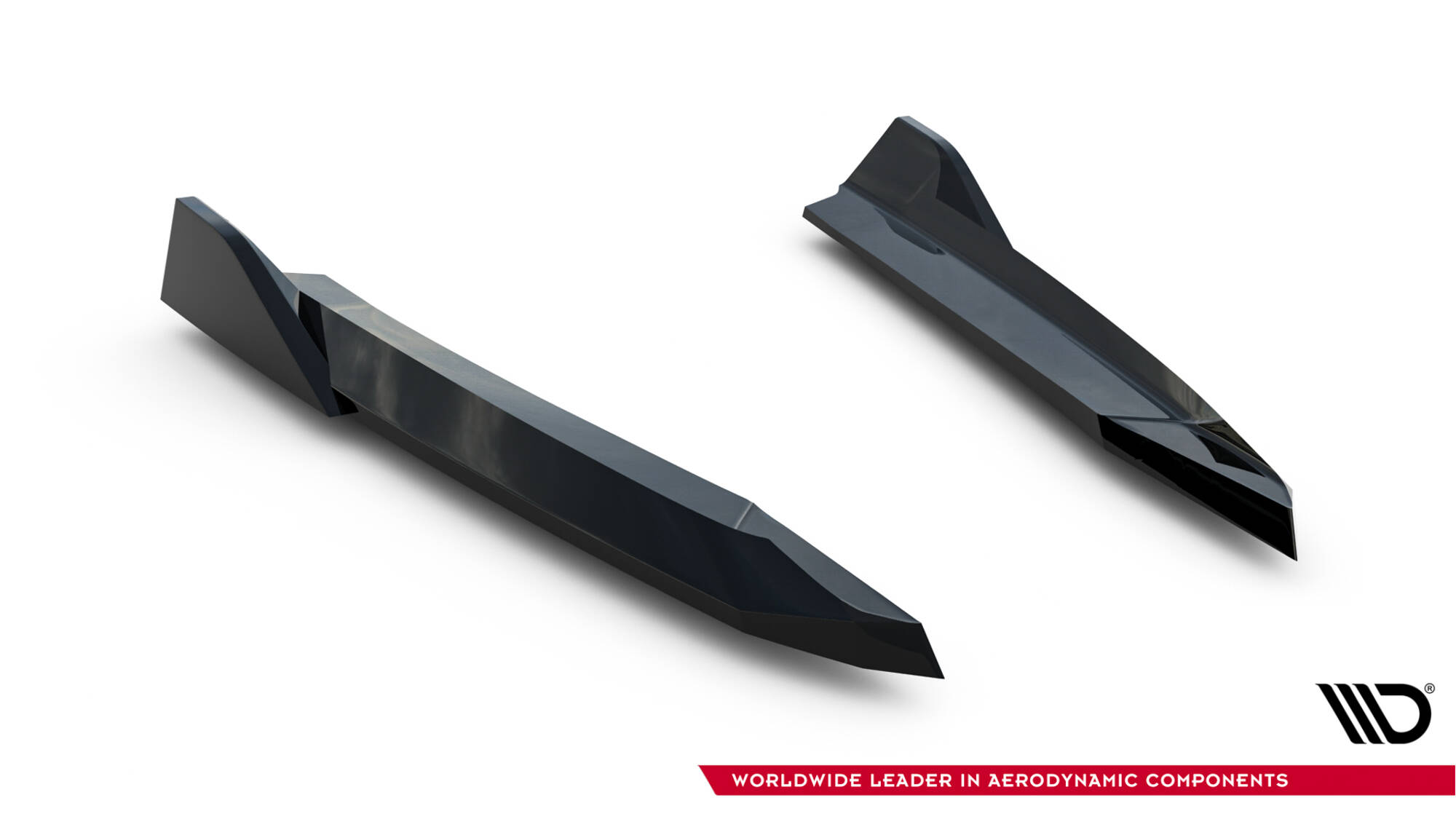 REAR SIDE SPLITTERS V.6 SUITABLE FOR SKODA OCTAVIA RS LIFTBACK / COMBI MK4 / MK4 FACELIFT – MAXTON DESIGN - 2