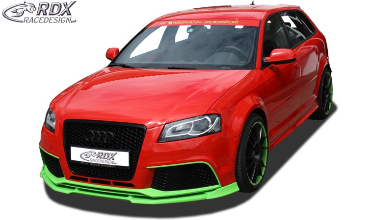 FRONT SPOILER VARIO-X AUDI RS3 2011+ (3-DOORS + SPORTBACK) FRONT LIP SPLITTER - 3