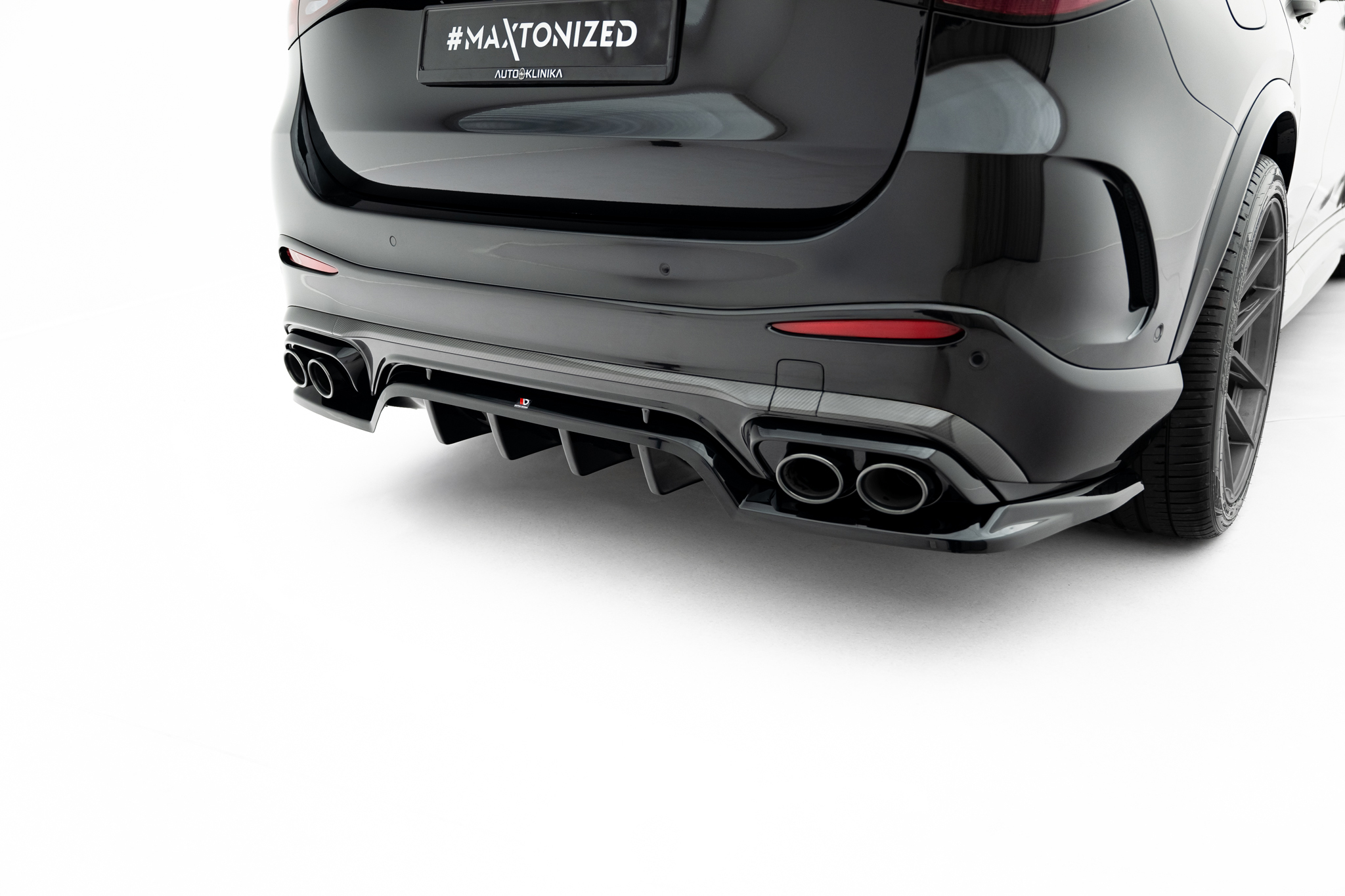 REAR SPLITTER (WITH VERTICAL BARS) SUITABLE FOR MERCEDES-AMG GLC 43 X254 – MAXTON DESIGN - 5