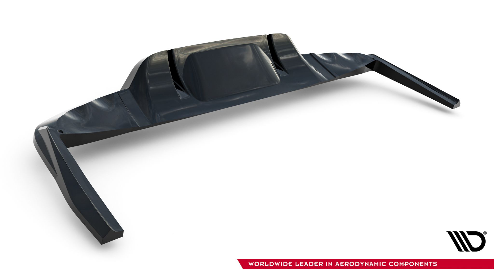 REAR SPLITTER (WITH VERTICAL BARS) SUITABLE FOR MERCEDES-AMG GLC 43 X254 – MAXTON DESIGN - 2