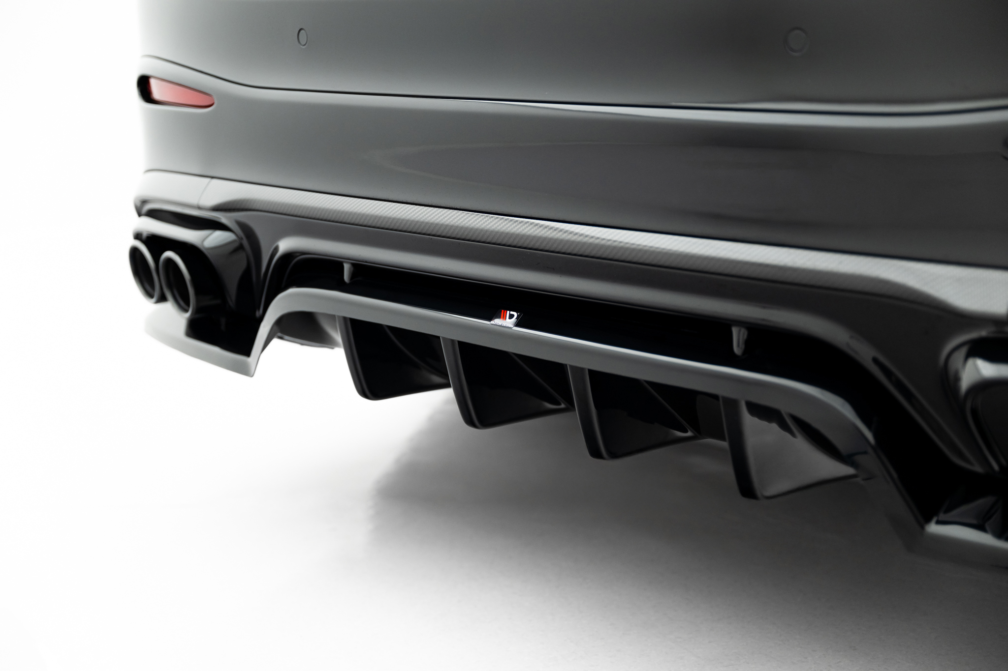 REAR SPLITTER (WITH VERTICAL BARS) SUITABLE FOR MERCEDES-AMG GLC 43 X254 – MAXTON DESIGN