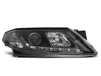 HEADLIGHTS RENAULT LAGUNA 2 01-03.05 DAYLIGHT BLACK