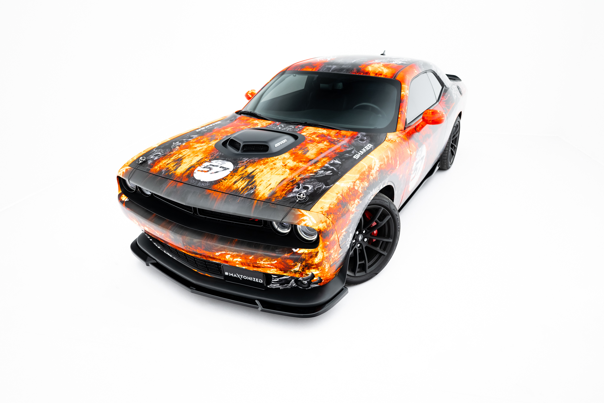 FRONT SPLITTER SUITABLE FOR DODGE CHALLENGER GT MK3 FACELIFT – MAXTON DESIGN - 3