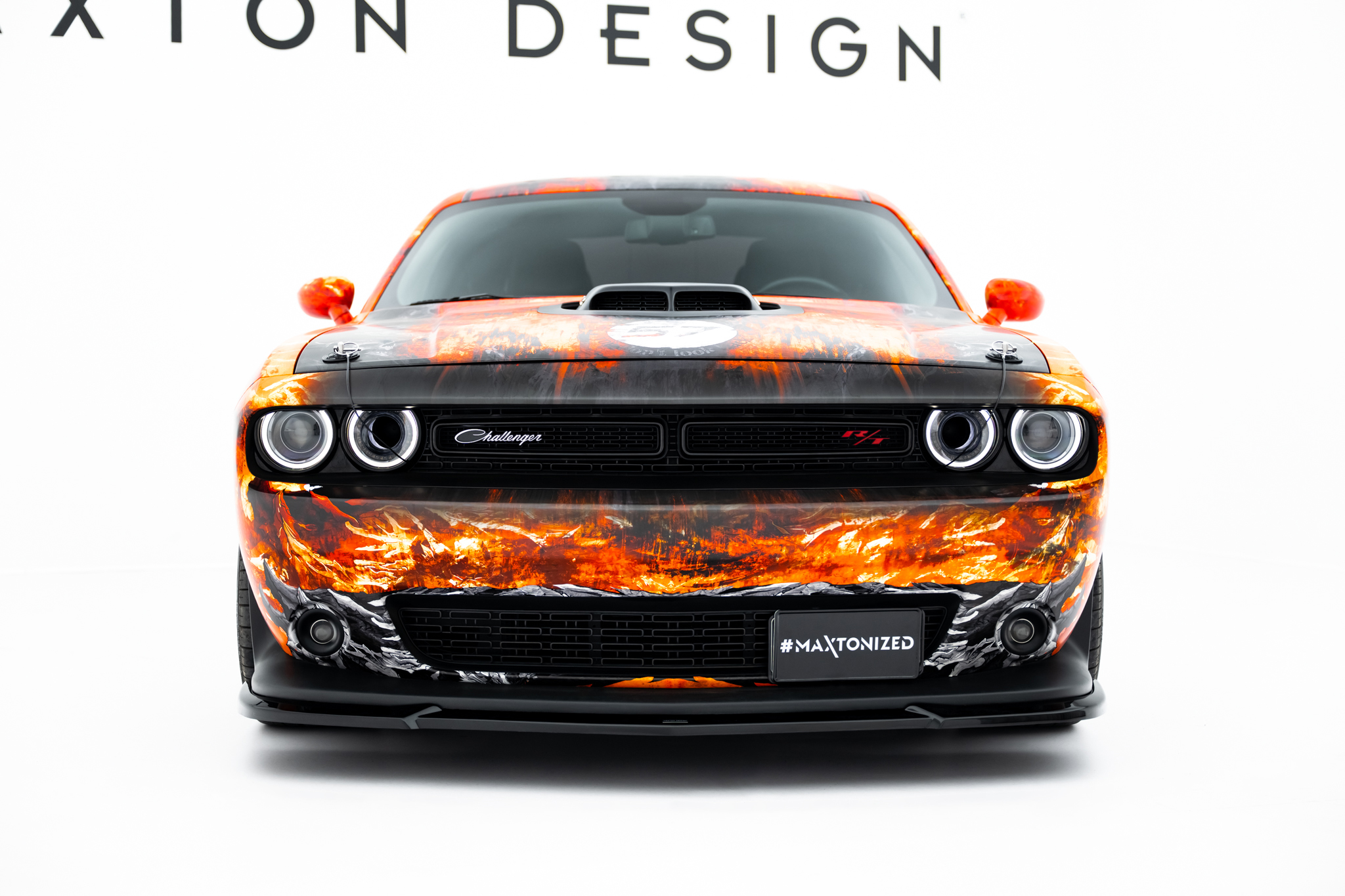FRONT SPLITTER SUITABLE FOR DODGE CHALLENGER GT MK3 FACELIFT – MAXTON DESIGN - 4