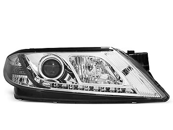HEADLIGHTS RENAULT LAGUNA 2 01-03.05 DAYLIGHT CHROME