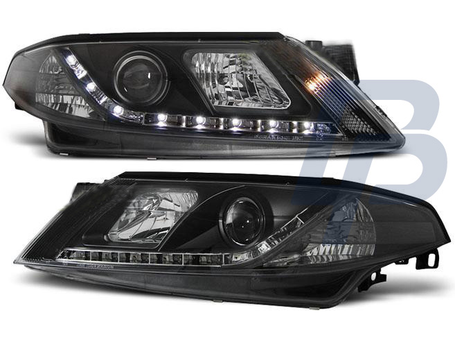 HEADLIGHTS RENAULT LAGUNA 2 01-03.05 DAYLIGHT CHROME - 2