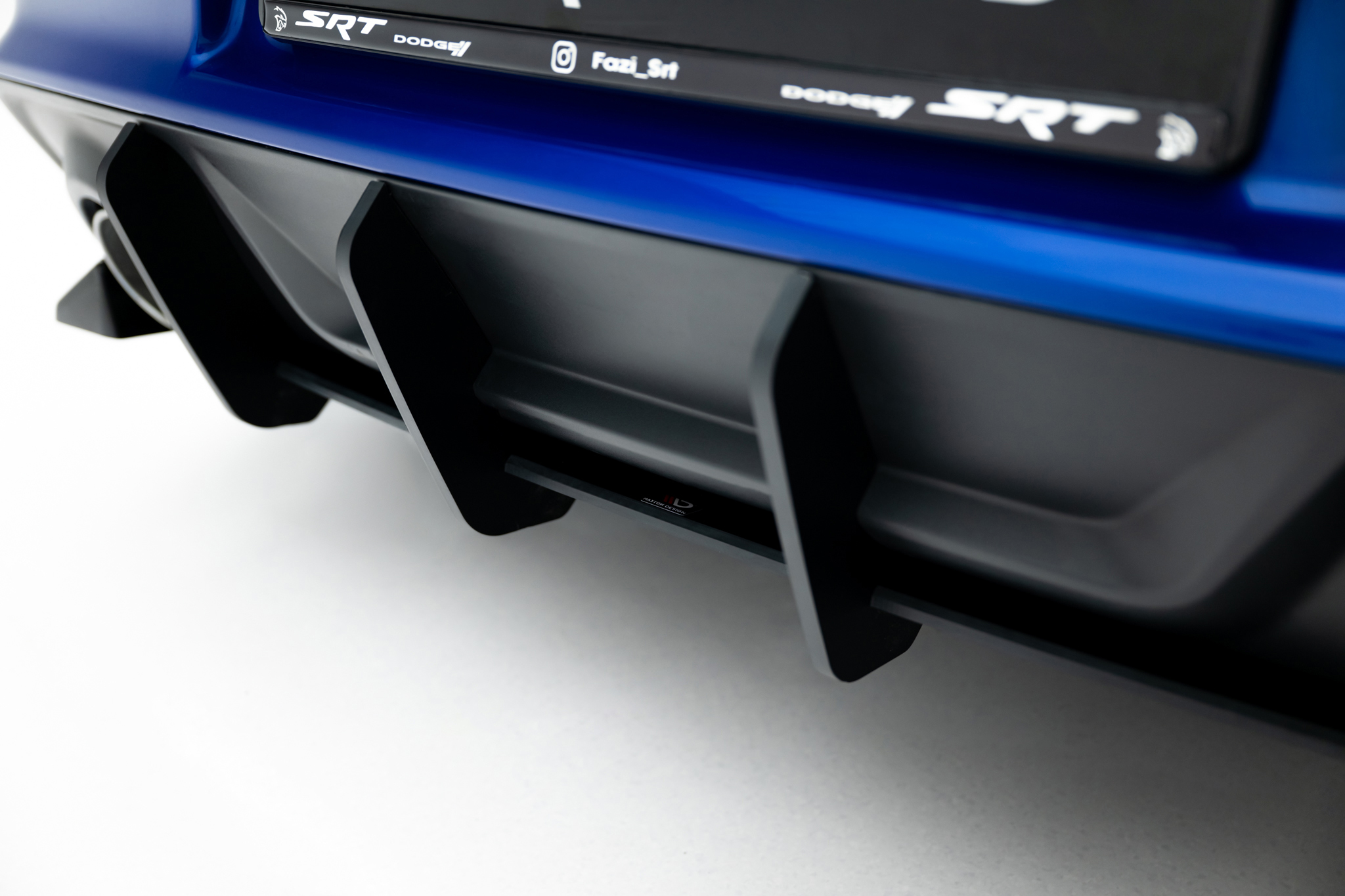 STREET PRO REAR DIFFUSER SUITABLE FOR DODGE CHARGER RT SCAT PACK WIDEBODY MK3 FACELIFT – MAXTON DESIGN - 4