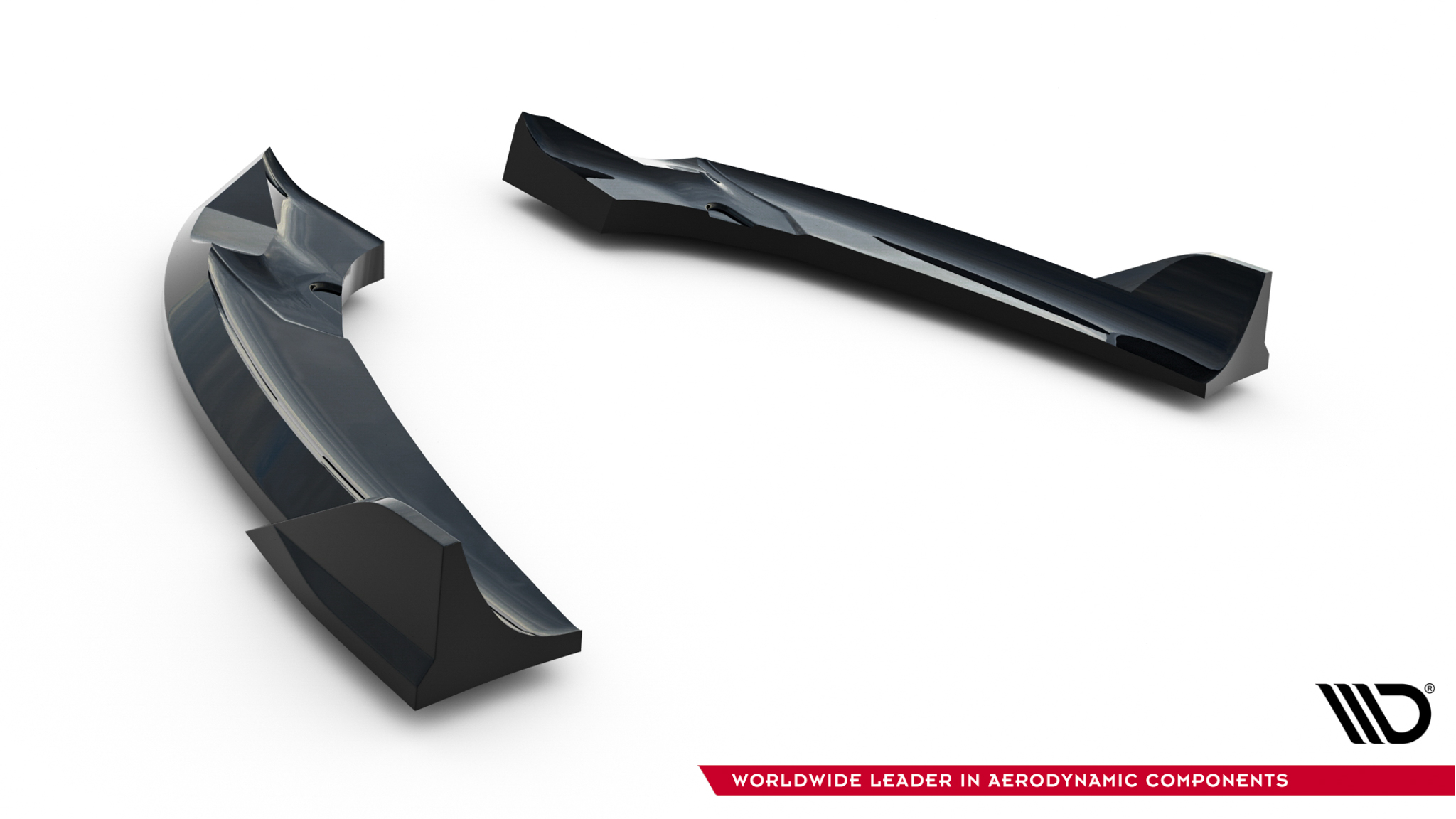 REAR SIDE SPLITTERS SUITABLE FOR DODGE CHARGER RT SCAT PACK WIDEBODY MK3 FACELIFT – MAXTON DESIGN - 6