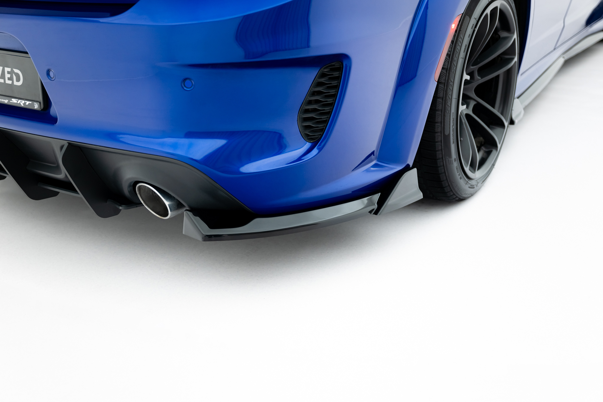 REAR SIDE SPLITTERS SUITABLE FOR DODGE CHARGER RT SCAT PACK WIDEBODY MK3 FACELIFT – MAXTON DESIGN - 5