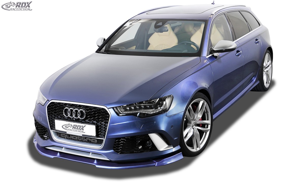 FRONT SPOILER VARIO-X AUDI RS6 4G C7 FRONT LIP SPLITTER - 2