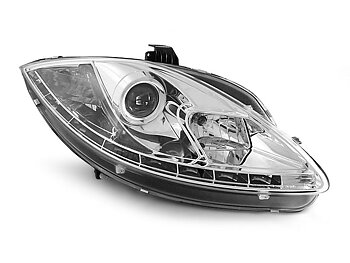 HEADLIGHTS SEAT LEON ALTEA TOLEDO 06.05-09 DAYLIGHT CHROME