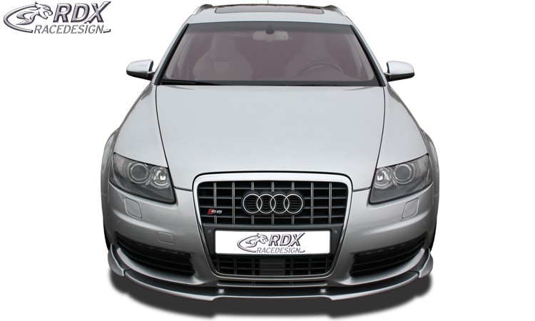FRONT SPOILER VARIO-X AUDI S6 4F FRONT LIP SPLITTER - 3