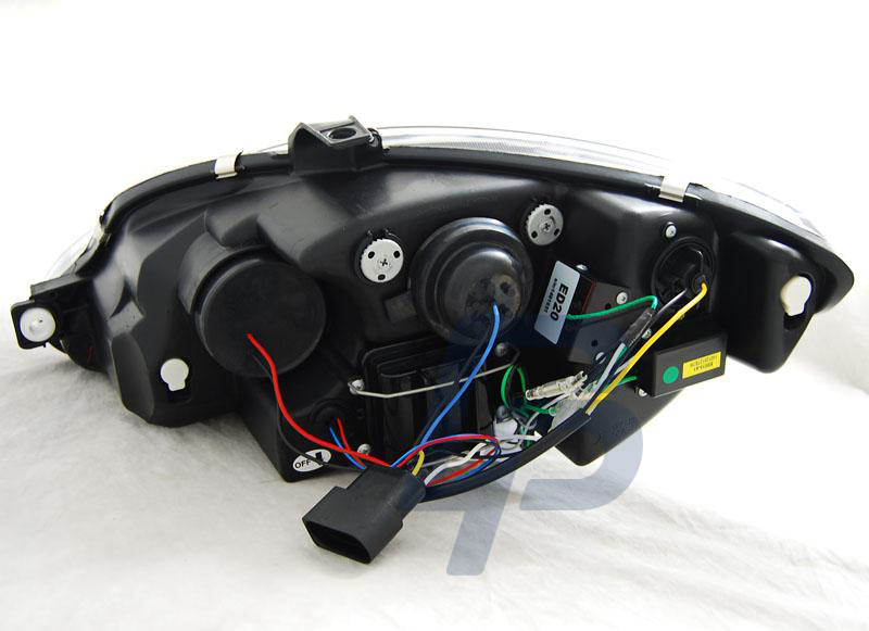 HEADLIGHTS SEAT LEON ALTEA 09-13 DAYLIGHT BLACK - 2